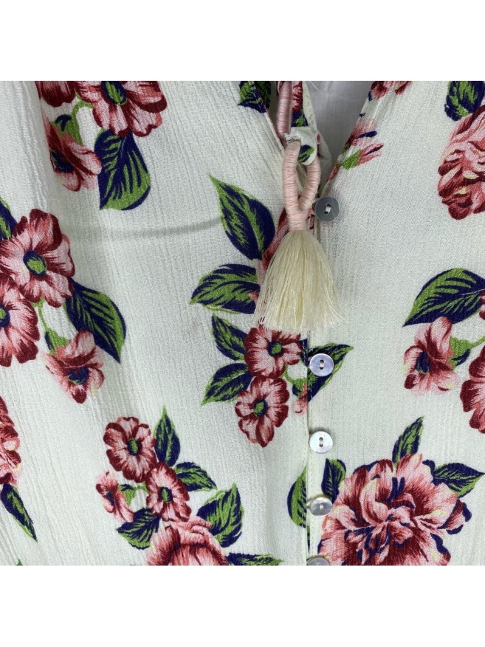 Anthropologie Farm Rio Anabela Floral
Smocked Mini Dress - Picture 9 of 9